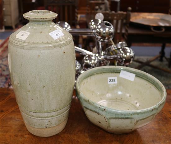 Collection of Richard Batterham studio pots